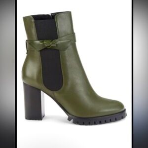 Alexandre Birman Clarita Chelsea Heeled Boots with Chunky Heel